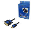 Kabel HDMI-DVI 3m LogiLink czarny niebieski wideo Kabel HDMI-DVI 3m LogiLink czarny niebieski wideo