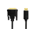 Kabel LogiLink DisplayPort 1.2 do DVI 2m czarny wideo 1080p Kabel LogiLink DisplayPort 1.2 do DVI 2m czarny wideo 1080p