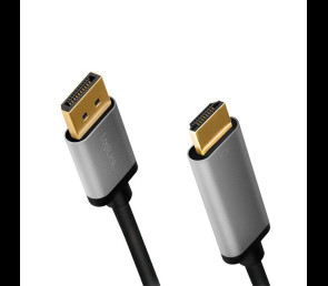 Kabel LogiLink DisplayPort do HDMI 4K 60Hz aluminiowy 2m