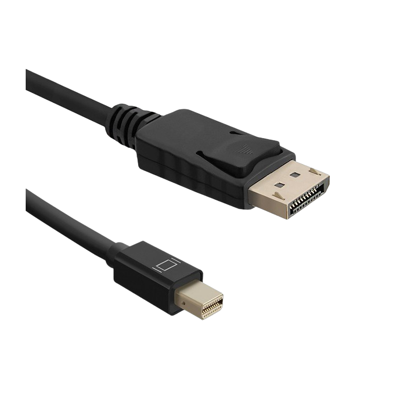 Kabel Mini DisplayPort 1,8m 1080P czarny męski do wideo i audio Kabel Mini DisplayPort 1,8m 1080P czarny męski do wideo i audio