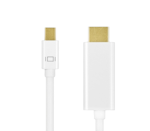 Kabel mini DisplayPort do HDMI 4K 1m biały LogiLink