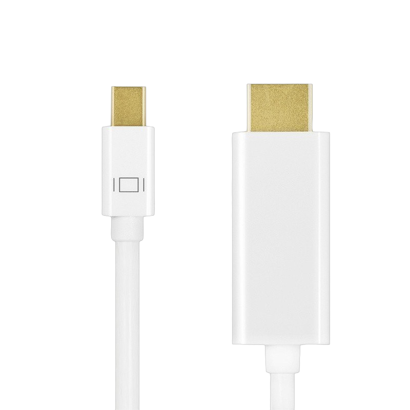 Kabel mini DisplayPort do HDMI 4K 1m biały LogiLink Kabel mini DisplayPort do HDMI 4K 1m biały LogiLink