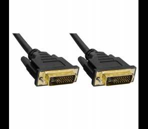 KABEL PRZEWÓD DVI 1,8M AKYGA POZŁACANY