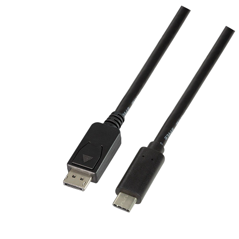Kabel USB 3.2 Gen 1 DisplayPort 1.2 3m 4K 60Hz czarny Kabel USB 3.2 Gen 1 DisplayPort 1.2 3m 4K 60Hz czarny