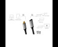 Kabel USB-C M/F 4K 60Hz aluminiowy 0.5m do wideo Kabel USB-C M/F 4K 60Hz aluminiowy 0.5m do wideo