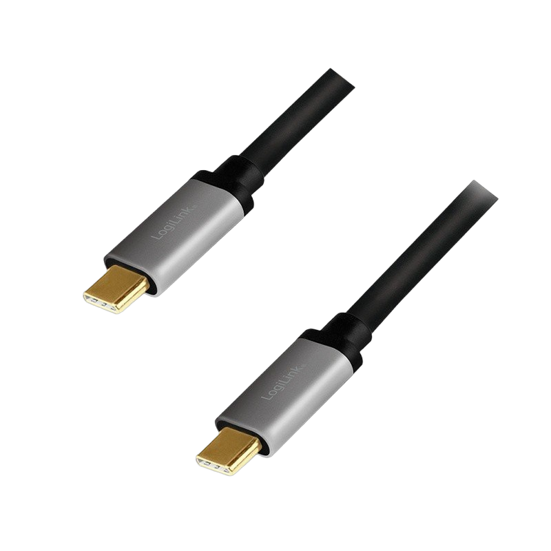 Kabel USB-C M/M 4K/60 Hz PD aluminiowy 1m do zasilania i wideo Kabel USB-C M/M 4K/60 Hz PD aluminiowy 1m do zasilania i wideo