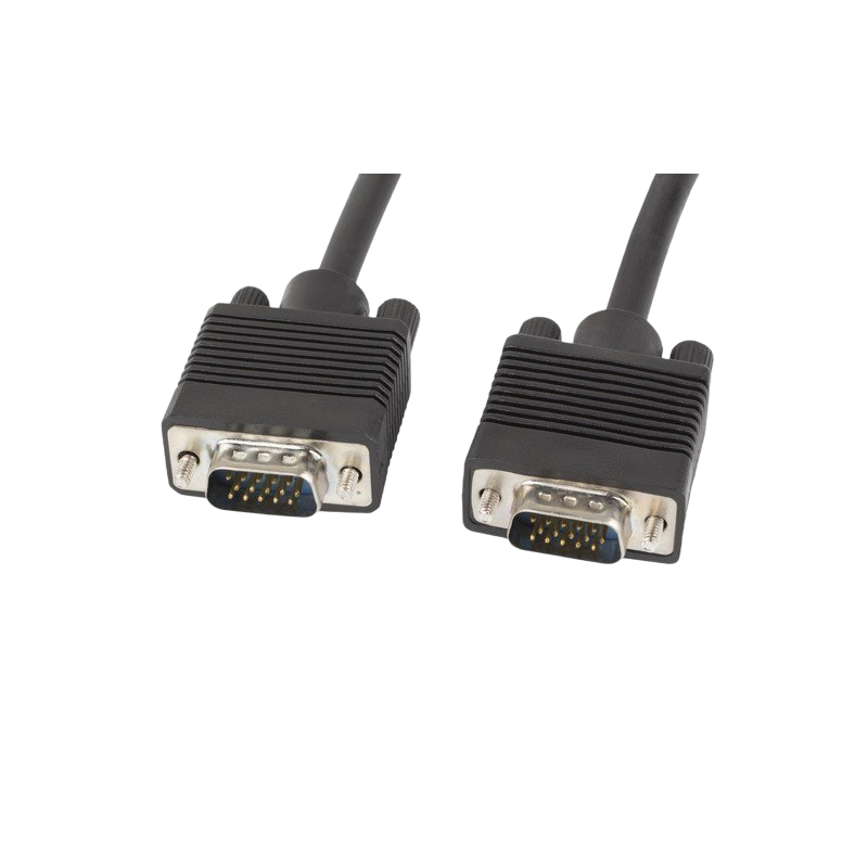 Kabel VGA 1.8m M/M czarny z ferrytowym rdzeniem premium Lanberg Kabel VGA 1.8m M/M czarny z ferrytowym rdzeniem premium Lanberg