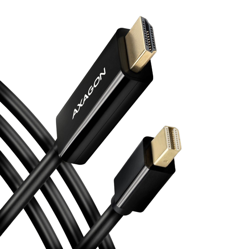 Konwerter AXAGON RVDM-HI14C2 Mini DP na HDMI 1.8m 4K 30Hz Konwerter AXAGON RVDM-HI14C2 Mini DP na HDMI 1.8m 4K 30Hz