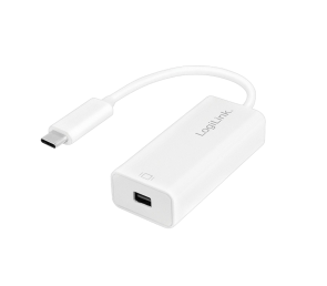 LogiLink Adapter USB-C do Mini DisplayPort 4K 60Hz biały