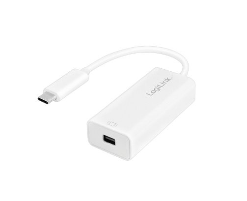 LogiLink Adapter USB-C do Mini DisplayPort 4K 60Hz biały