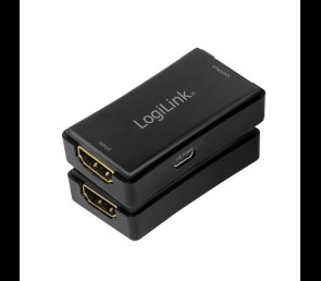 Repeater HDMI LogiLink 4K 60HZ 25m adapter czarny z HDCP 2.2