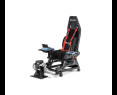 Fotel Flight Seat Pro czarny czerwony ergonomiczny fotel dla pilotów