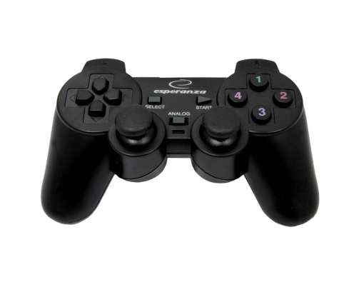 Gamepad Esperanza EG102 z wibracjami do PC ergonomiczny kontroler