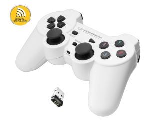 Gamepad Esperanza Gladitor bezprzewodowy 2.4GHz PS3 PC z wibracjami