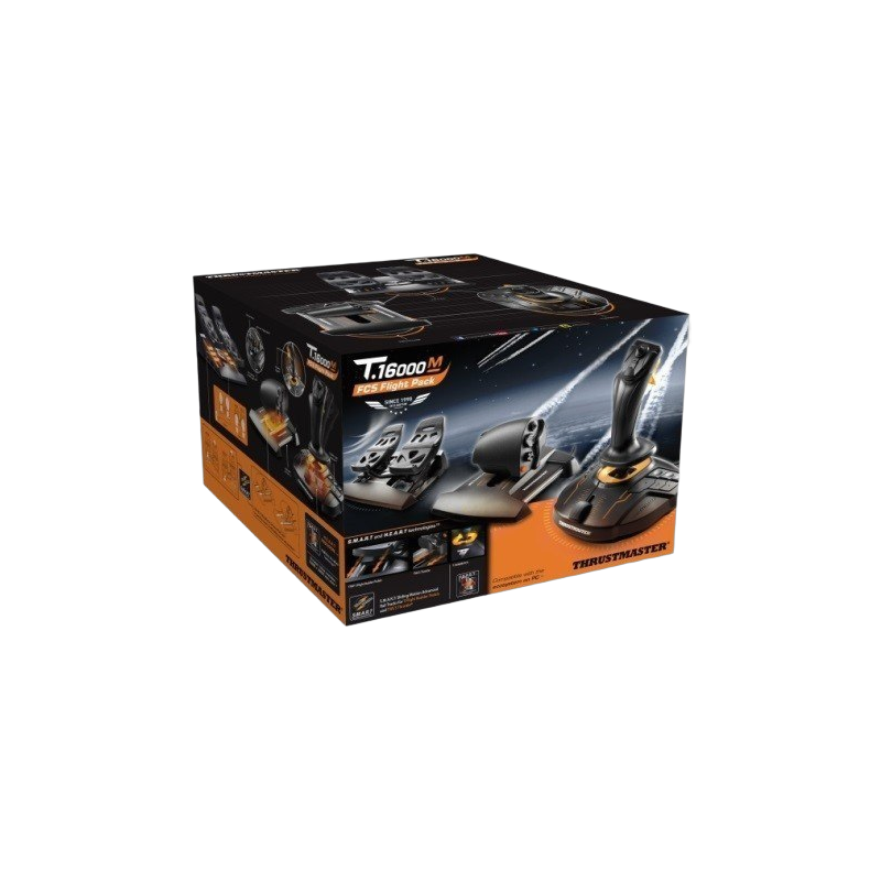 Joystick Thrustmaster T.16000M PC FLIGHT PACK z dźwignią i pedałami Joystick Thrustmaster T.16000M PC FLIGHT PACK z dźwignią i pedałami
