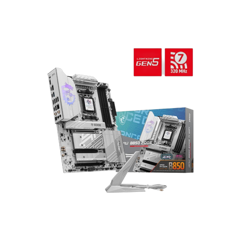Płyta główna MSI MPG B850 EDGE TI WIFI ATX 4DDR5 z Wi-Fi 7 Płyta główna MSI MPG B850 EDGE TI WIFI ATX 4DDR5 z Wi-Fi 7