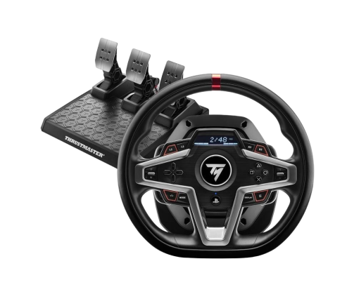 Thrustmaster Kierownica T248 dla PS5 PC hybrydowy symulator wyścigowy z 25 przyciskami