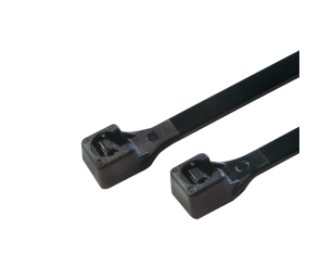 Opaski zaciskowe LogiLink 50cm 100szt czarne nylonowe ognioodporne