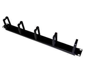Organizator kabli ALANTEC 1U 19 czarny 5 uchwytów do szafy