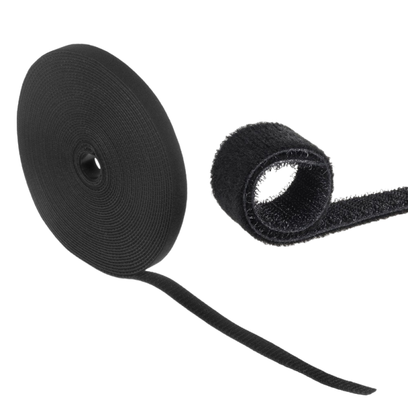 Organizator kabli Maclean MCTV-542 taśma rzep 20mm 15,3m czarna Organizator kabli Maclean MCTV-542 taśma rzep 20mm 15,3m czarna