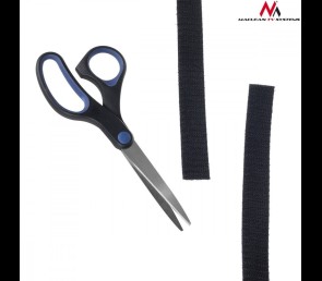Organizator kabli Maclean MCTV-542 taśma rzep 20mm 15,3m czarna