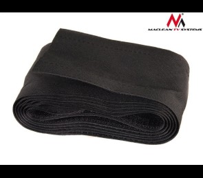 Organizator kabli Maclean MCTV-677 B Czarny 2m poliestrowy na rzep