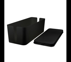 Organizer kabli LogiLink Cable Box czarny praktyczny pojemnik na kable
