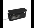 Organizer kabli LogiLink Cable Box czarny praktyczny pojemnik na kable Organizer kabli LogiLink Cable Box czarny praktyczny pojemnik na kable