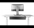 Uchwyt stalowy Digitus 60 cm do organizacji kabli pod biurkiem czarny Uchwyt stalowy Digitus 60 cm do organizacji kabli pod biurkiem czarny