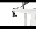 Uchwyt stalowy Digitus 60 cm do organizacji kabli pod biurkiem czarny Uchwyt stalowy Digitus 60 cm do organizacji kabli pod biurkiem czarny