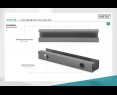 Uchwyt stalowy Digitus 60 cm do organizacji kabli pod biurkiem czarny Uchwyt stalowy Digitus 60 cm do organizacji kabli pod biurkiem czarny