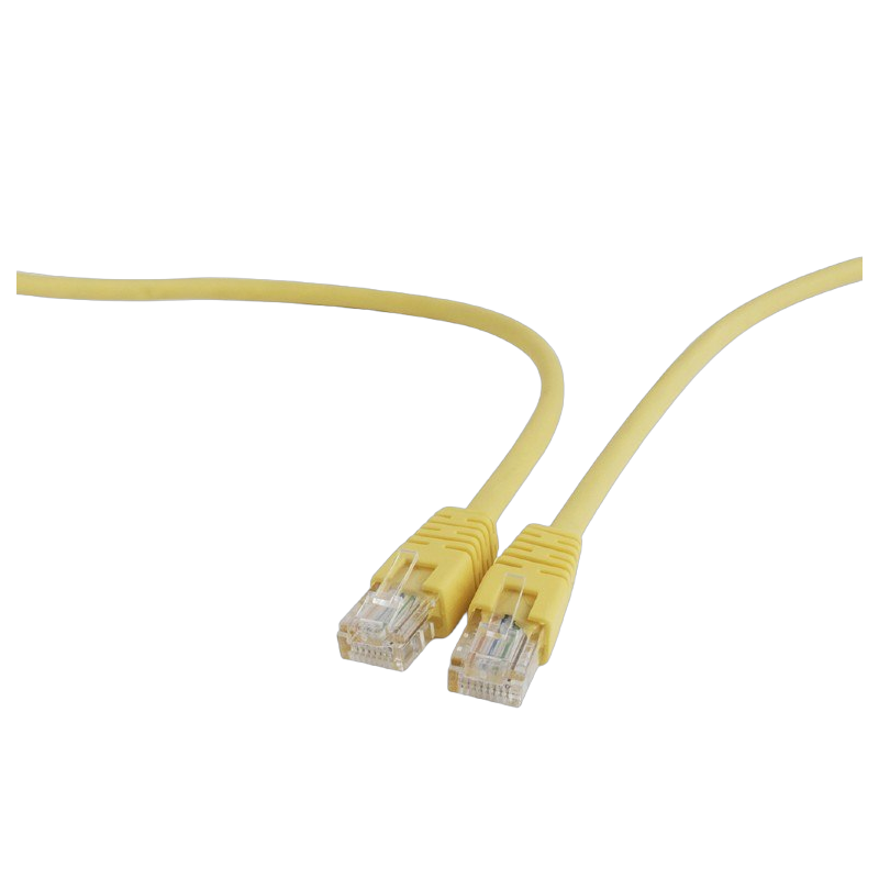 Gembird Kabel Patch cord kat.5e 1.5M żółty osłonka zalewana Gembird Kabel Patch cord kat.5e 1.5M żółty osłonka zalewana