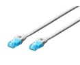 Kabel Digitus Patch cord U/UTP kat.5e 1m Biały sieciowy RJ45 Kabel Digitus Patch cord U/UTP kat.5e 1m Biały sieciowy RJ45