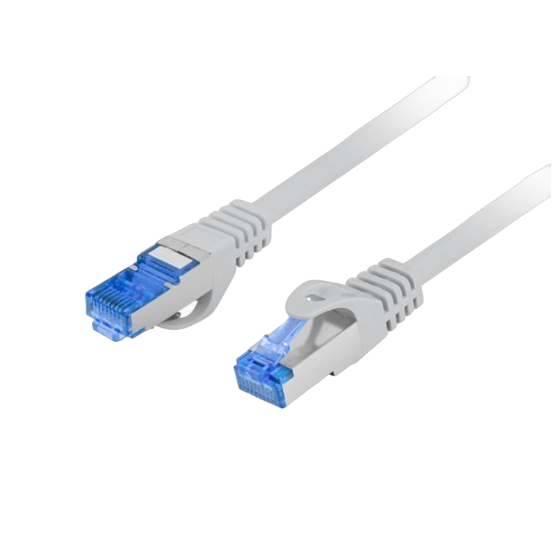 Kabel Lanberg Patchcord CAT 6a S/FTP 1.5m szary do sieci LAN Kabel Lanberg Patchcord CAT 6a S/FTP 1.5m szary do sieci LAN