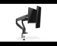 Ramię biurkowe Digitus podwójne do 2xLCD 32'' max. 18kg regulowane