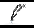 Ramię biurkowe Digitus podwójne do 2xLCD 32'' max. 18kg regulowane