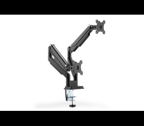 Ramię biurkowe Digitus podwójne do 2xLCD 32'' max. 18kg regulowane