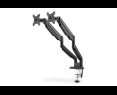 Ramię biurkowe Digitus podwójne do 2xLCD 32'' max. 18kg regulowane