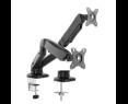 Uchwyt na dwa monitory IcyBox IB-MS304-T do 32 cali biurkowy ergonomiczny Uchwyt na dwa monitory IcyBox IB-MS304-T do 32 cali biurkowy ergonomiczny