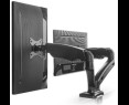 Uchwyt na dwa monitory IcyBox IB-MS304-T do 32 cali biurkowy ergonomiczny Uchwyt na dwa monitory IcyBox IB-MS304-T do 32 cali biurkowy ergonomiczny