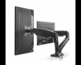 Uchwyt na dwa monitory IcyBox IB-MS304-T do 32 cali biurkowy ergonomiczny Uchwyt na dwa monitory IcyBox IB-MS304-T do 32 cali biurkowy ergonomiczny