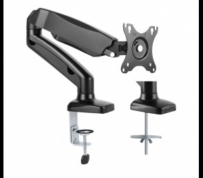 Uchwyt na monitor IcyBox IB-MS303-T 32 cali biurkowy ergonomiczny czarny