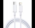 Kabel do ładowania iPhone iPad USB-C Lightning 1m transfer danych biały Kabel do ładowania iPhone iPad USB-C Lightning 1m transfer danych biały