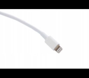 Kabel do ładowania iPhone iPad USB-C Lightning 1m transfer danych biały