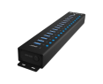 Hub IcyBox IB-HUB1717 17 portowy USB 3.2 Gen 1 z zasilaczem 96W Hub IcyBox IB-HUB1717 17 portowy USB 3.2 Gen 1 z zasilaczem 96W