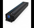 Hub IcyBox IB-HUB1717 17 portowy USB 3.2 Gen 1 z zasilaczem 96W Hub IcyBox IB-HUB1717 17 portowy USB 3.2 Gen 1 z zasilaczem 96W
