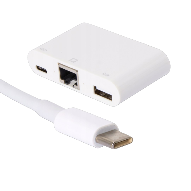 Kabel adapter przejściówka USB-C - RJ-45 LAN USB USB-C do smartfona laptopa Kabel adapter przejściówka USB-C - RJ-45 LAN USB USB-C do smartfona laptopa
