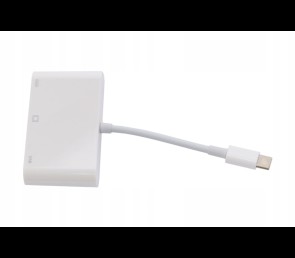 Kabel adapter przejściówka USB-C - RJ-45 LAN USB USB-C do smartfona laptopa
