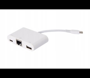Kabel adapter przejściówka USB-C - RJ-45 LAN USB USB-C do smartfona laptopa