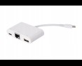Kabel adapter przejściówka USB-C - RJ-45 LAN USB USB-C do smartfona laptopa Kabel adapter przejściówka USB-C - RJ-45 LAN USB USB-C do smartfona laptopa